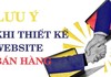Thiết kế website bán hàng để kiếm thật nhiều khách online