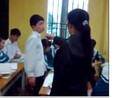 Nam sinh chửi cô, giáo viên bắt trò tát nhau