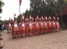 Ngắm đàn ngựa giấy tuyệt đẹp ở đền thờ Nguyễn Trãi