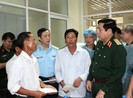 Đại tướng Phùng Quang Thanh: Tìm việc và lo nhà ở cho vợ con các chiến sĩ gặp nạn