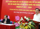 Cử tri nhận xét về Bí thư Thành uỷ Hà Nội Đinh Tiến Dũng