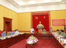 Ban Chỉ đạo Trung ương về PCTN làm việc với Bộ Công an