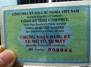 Bộ Công an đề xuất đổi chất liệu đăng ký xe từ giấy sang nhựa