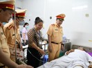 Tài xế ô tô chạy quá tốc độ va vào CSGT rồi bỏ trốn