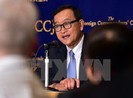 Thủ lĩnh đối lập Sam Rainsy bị tòa Campuchia kết tội phỉ báng