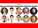Ngày mai vinh danh 10 gương mặt trẻ Việt Nam tiêu biểu