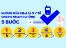Hướng dẫn khai báo y tế toàn dân 5 bước nhanh chóng