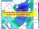 So sánh bão số 9 - Molave và bão số 12 -Damrey năm 2017