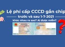 Lệ phí cấp CCCD gắn chip