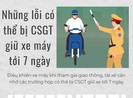 Đi xe máy lạng lách có thể bị CSGT giữ xe tới 7 ngày