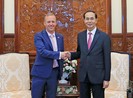 Chủ tịch nước Trần Đại Quang tiếp các đại sứ trình quốc thư