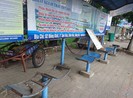 Trạm xe buýt nhếch nhác