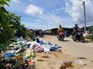 Rác ứ đọng khắp nơi ở Quảng Nam