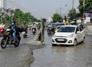 Đường Lương Định Của, trời nắng vẫn ngập