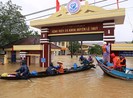 Quảng Bình: Lũ chưa có dấu hiệu rút