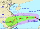 Bão Goni khi vào gần bờ mạnh cấp 9, giật cấp 11