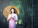 Ðộc đáo áo dài Tết năm Sửu