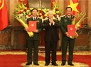 2 Thứ trưởng Bộ Quốc phòng được thăng quân hàm Thượng tướng