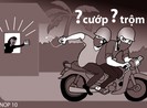 Người đàn ông đạp ngã xe, tóm gọn kẻ cướp dây chuyền