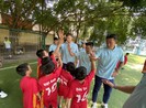 CLB Sài Gòn thưởng nóng cầu thủ nhí ngày Quốc tế Thiếu nhi