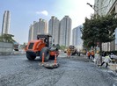 Cận cảnh hai công trình thi công xuyên Tết