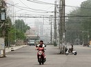 Cột điện 'bẫy' người đi đường ở thành phố Sầm Sơn