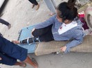 Giải phóng mặt bằng, 1 người dân bị thương