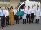 BV Nhân dân 115 nhận xe cứu thương chống dịch COVID-19
