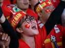 CĐV vui sướng tột cùng khi U-23 Việt Nam ghi bàn gỡ hòa