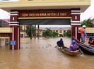 Bệnh viện Lệ Thủy, Quảng Bình bị cô lập trong lũ