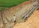 Kênh thủy lợi 90 tỉ đồng, 4 năm vẫn chưa xong