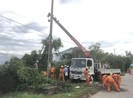 Khẩn trương khôi phục lưới điện cho người dân sau bão số 13