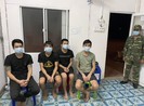 Bắt 4 người lội sông nhập cảnh trái phép đêm giao thừa