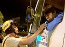 Kiểm tra nồng độ cồn xuyên đêm trong dịp Tết