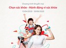 Prudential khuyến mại: “Chọn sức khỏe - Hành động vì sức khỏe”