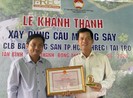 CLB BĐS TP.HCM tặng cầu Mương Sậy cho Đồng Tháp