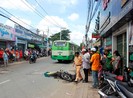 Cảm thương ông cụ chạy xe ôm bị xe buýt cán tử vong