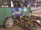 Lao vào xe taxi, nam thanh niên trọng thương