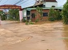 Bình Định: Sau bão, lũ đổ về, nhiều nhà dân ngập sâu