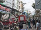 Tường sập, đường bị phong tỏa sau tiếng nổ ở quận Phú Nhuận