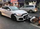 Quận Bình Thạnh: Tai nạn liên hoàn trên đường Bạch Đằng