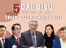 5 đại biểu trong lĩnh vực tư pháp vào Trung ương khóa XIII