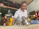Video: Độc đáo biến vỏ trứng thành trâu vàng