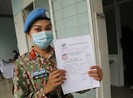 Video: Tiêm vaccine COVID-19 cho lực lượng ‘mũ nồi xanh’