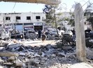 Cảnh tượng Damascus sau khi Israel nã tên lửa