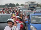 Chùm ảnh tắc đường xuống biển Cửa Lò