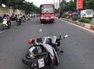 TP Thủ Đức: Xe buýt thắng 50m trước khi tông vào nạn nhân