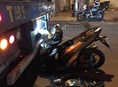 Thanh niên nguy kịch sau khi tông đuôi container đi đường cấm