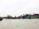 Bộ Công an thông tin vụ bắt 14 tàu trộm cát sông Hàm Luông