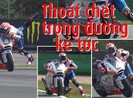 Thoát chết nhờ phản ứng nhanh trên xe phân khối lớn